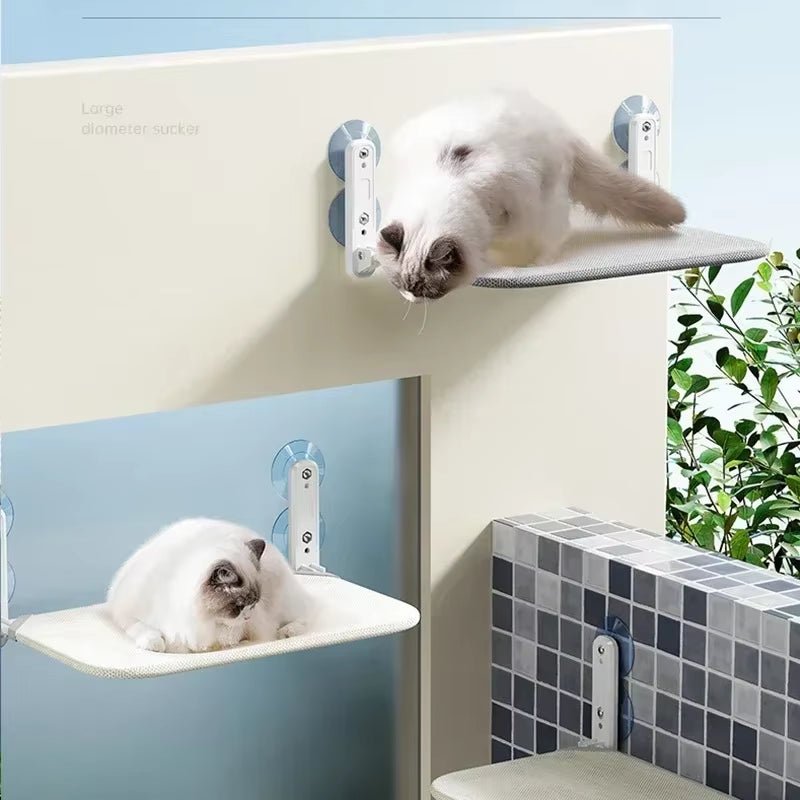 1 Pc Foldable Cat Hammock Window Breathable Cloth Windowsill Cat Bed Capacity of 10KG Cat Litter Cat Accessories Cat Supplies