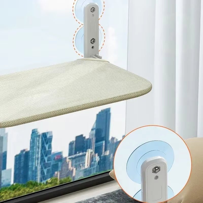 1 Pc Foldable Cat Hammock Window Breathable Cloth Windowsill Cat Bed Capacity of 10KG Cat Litter Cat Accessories Cat Supplies