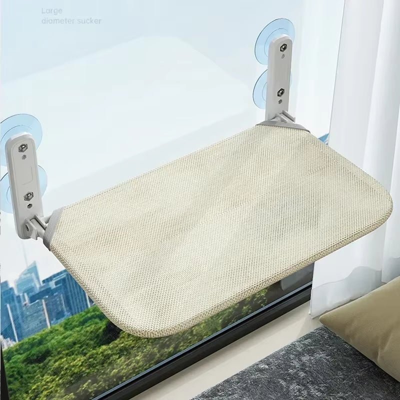 1 Pc Foldable Cat Hammock Window Breathable Cloth Windowsill Cat Bed Capacity of 10KG Cat Litter Cat Accessories Cat Supplies