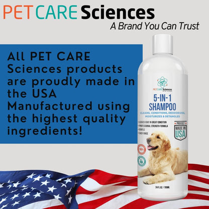 16 Floz 5 in 1 Dog Shampoo for Itchy Skin - Sensitive Skin Dog Shampoo for Smelly Dogs - Dog Shampoos & Conditioners