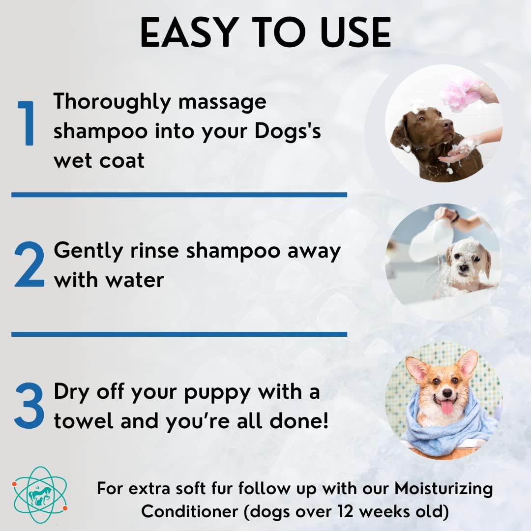 16 Floz 5 in 1 Dog Shampoo for Itchy Skin - Sensitive Skin Dog Shampoo for Smelly Dogs - Dog Shampoos & Conditioners