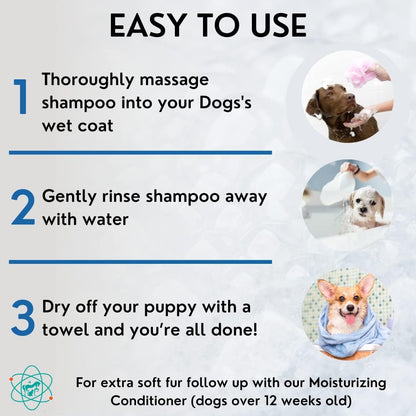 16 Floz 5 in 1 Dog Shampoo for Itchy Skin - Sensitive Skin Dog Shampoo for Smelly Dogs - Dog Shampoos & Conditioners