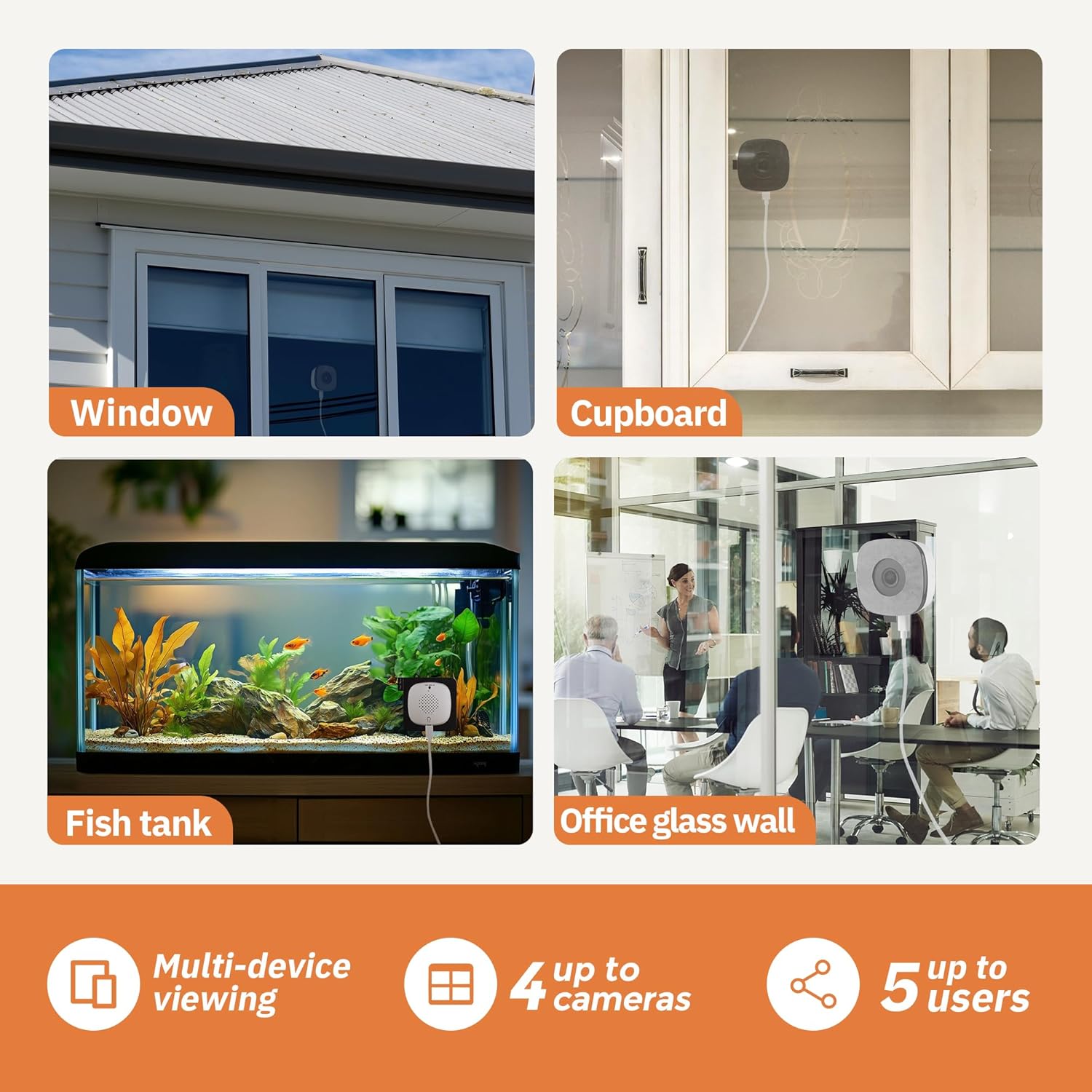3MP 2K Window Camera,2.4Ghz & 5Ghz Wifi Indoor Cameras for Home Security with Chromax Al Color Night Vision,Person & Motion Detection,24/7 Recording,Easy & Quick Install