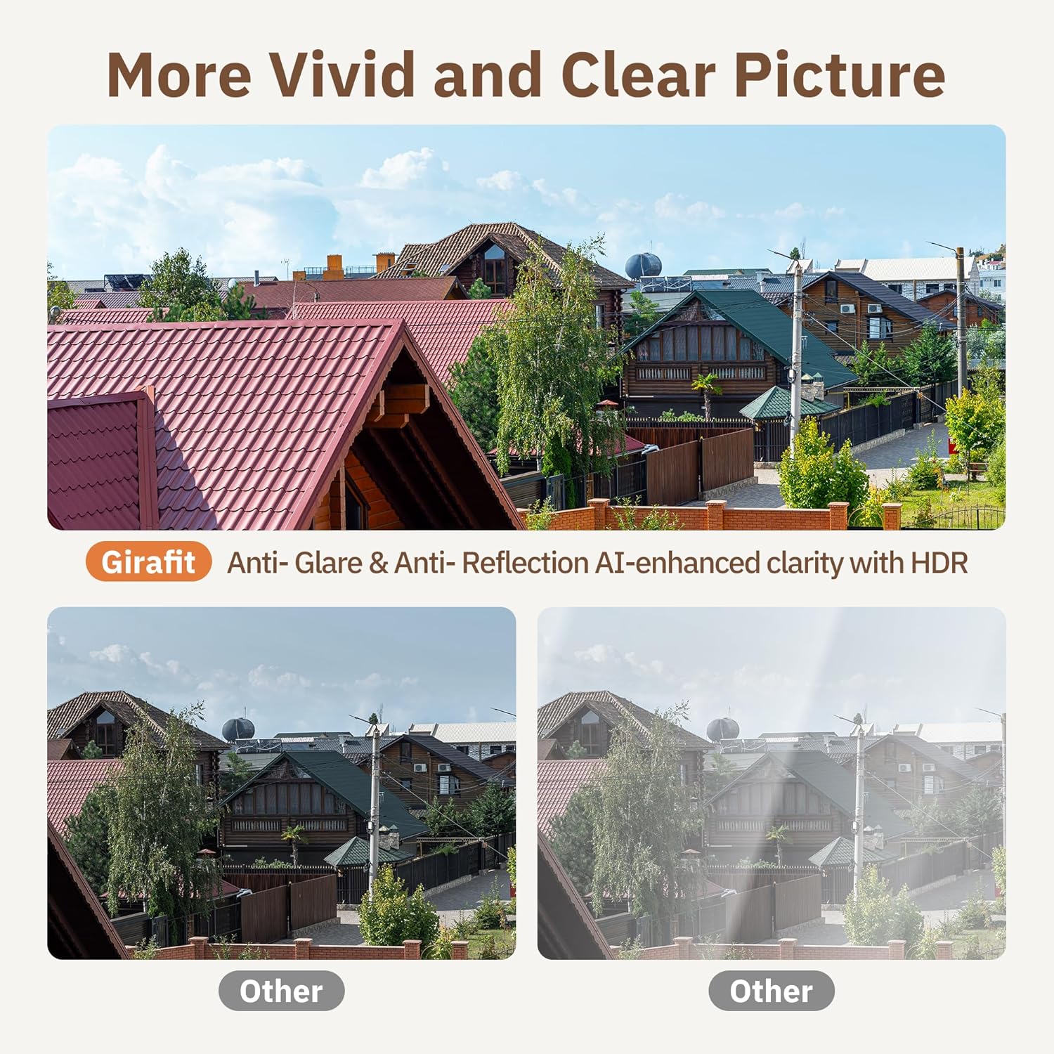 3MP 2K Window Camera,2.4Ghz & 5Ghz Wifi Indoor Cameras for Home Security with Chromax Al Color Night Vision,Person & Motion Detection,24/7 Recording,Easy & Quick Install