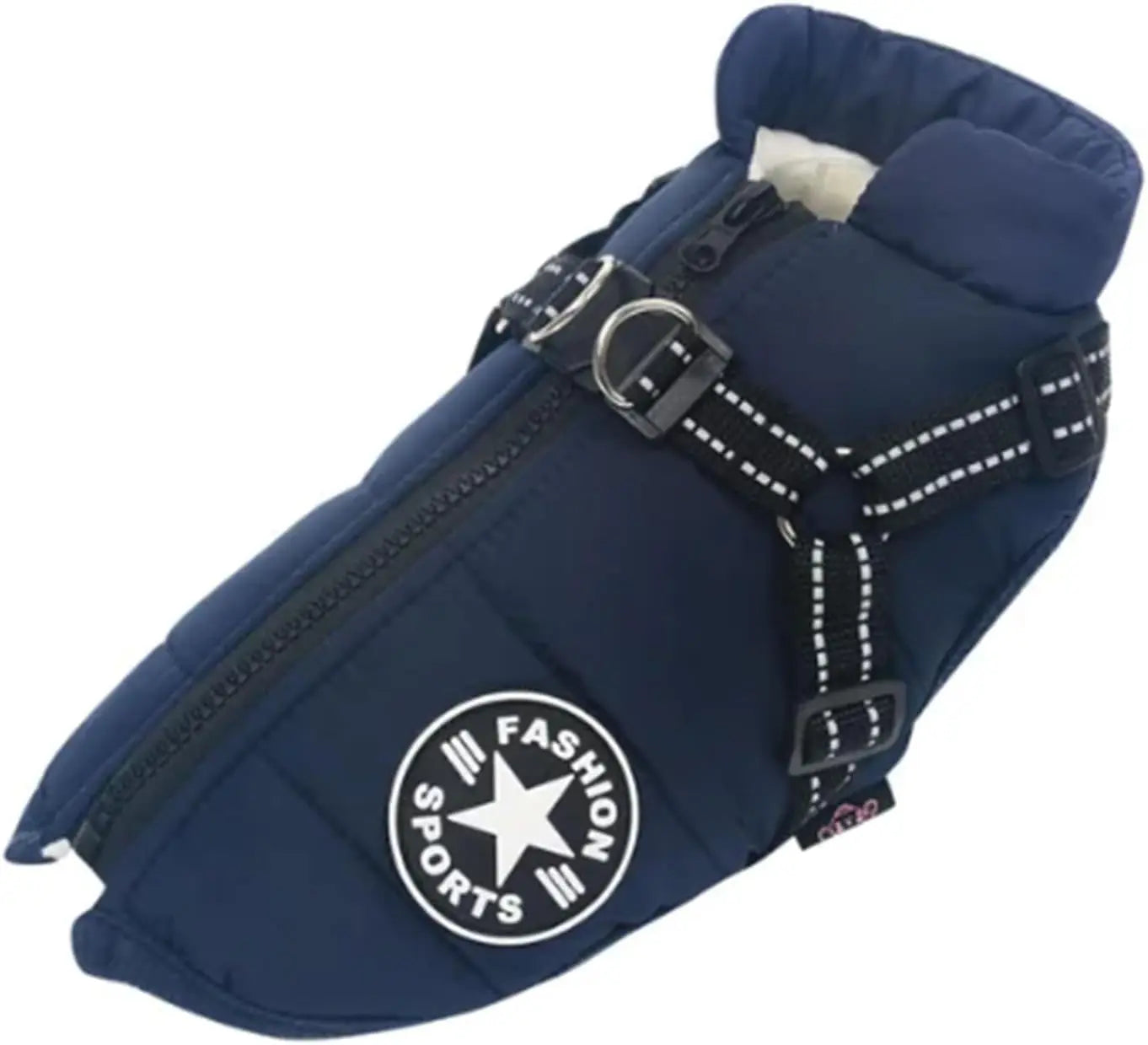 Windproof Dog Harness Coat for Outdoor Winter Walks - Fursbliss