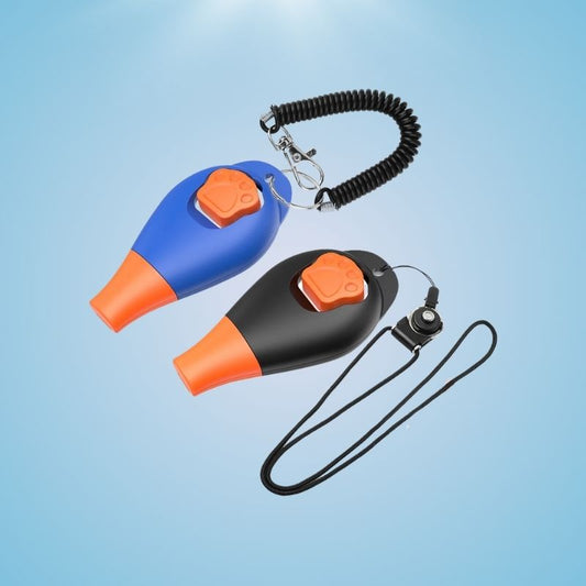 2-in-1 Dog Training Clicker & Whistle