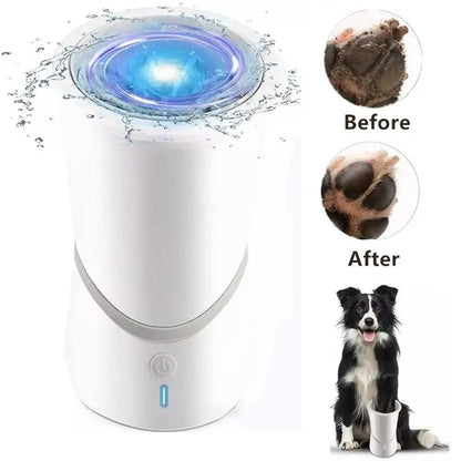 Automatic Dog Paws Cleaner Pet Foot Washer Cup Portable Paw Cleaner for Small & Medium Size Dogs Silicone Dog Paw Cleaner Cup