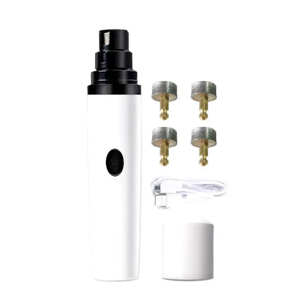 Rechargeable Dog Nail Grinders USB Charging Pet Nail Clippers Electric Dog Cat Paws Nail Grooming Trimmer Tools - Fursbliss