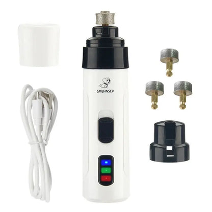 Rechargeable Dog Nail Grinders USB Charging Pet Nail Clippers Electric Dog Cat Paws Nail Grooming Trimmer Tools - Fursbliss