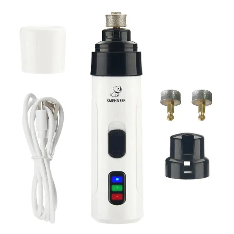 Rechargeable Dog Nail Grinders USB Charging Pet Nail Clippers Electric Dog Cat Paws Nail Grooming Trimmer Tools - Fursbliss