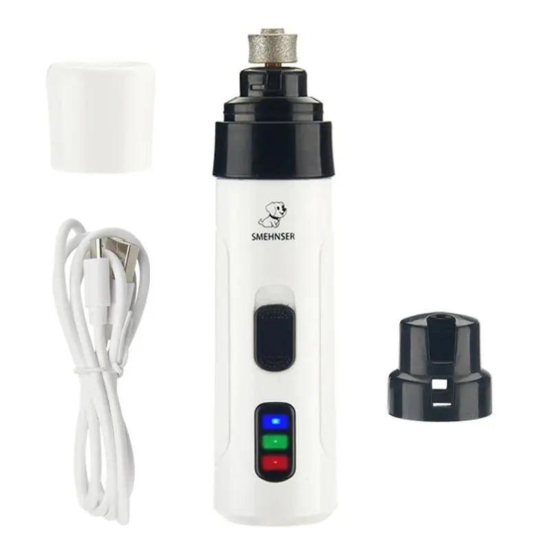 Rechargeable Dog Nail Grinders USB Charging Pet Nail Clippers Electric Dog Cat Paws Nail Grooming Trimmer Tools - Fursbliss
