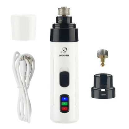 Rechargeable Dog Nail Grinders USB Charging Pet Nail Clippers Electric Dog Cat Paws Nail Grooming Trimmer Tools - Fursbliss
